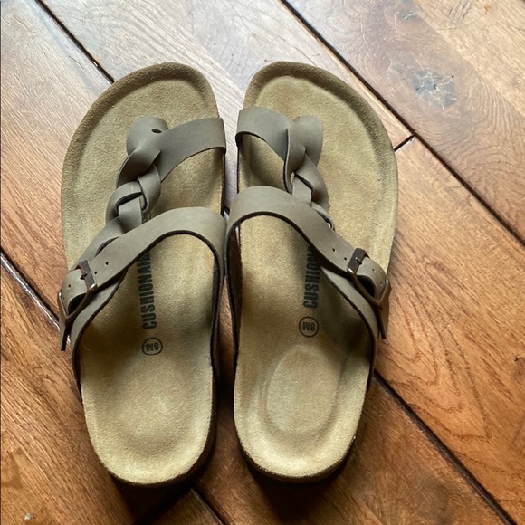 Cushionaire Libby Brown Sandals Size 8 - Picture 3 of 6